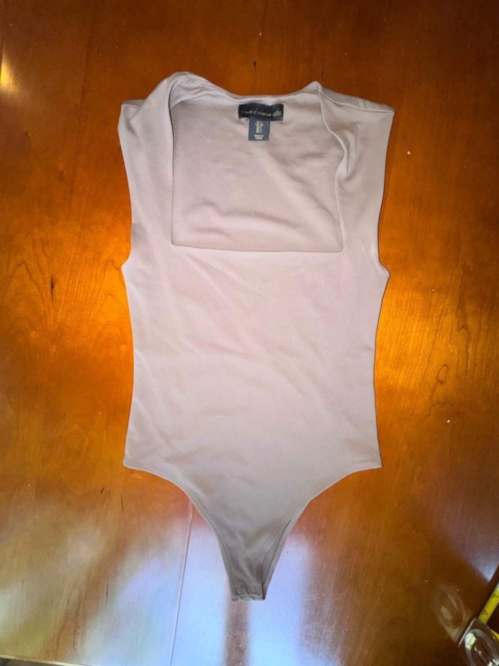 House of Harlow 1960 sleeveless square-neck bodysuit size S - Picture 4 of 9